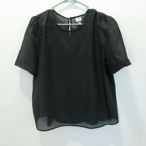 NWOT black blouse